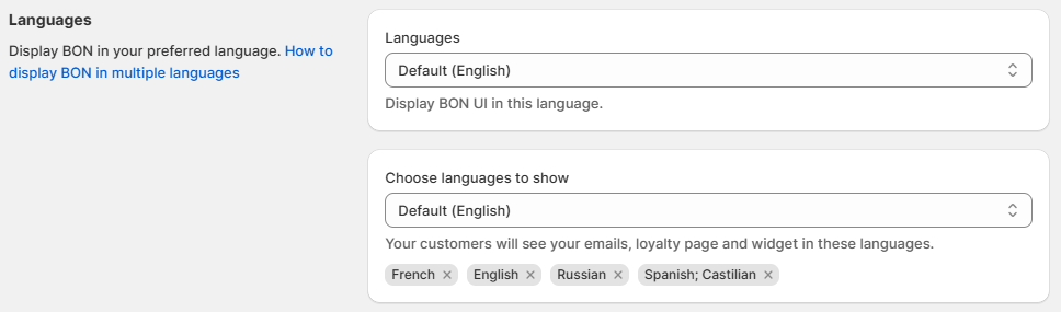 Languages