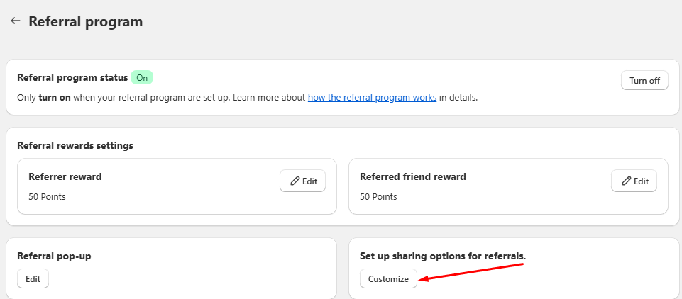 referral sharing