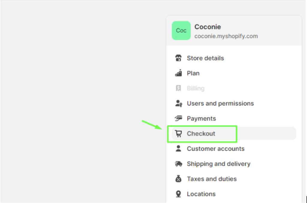 shopify admin-settings-checkout