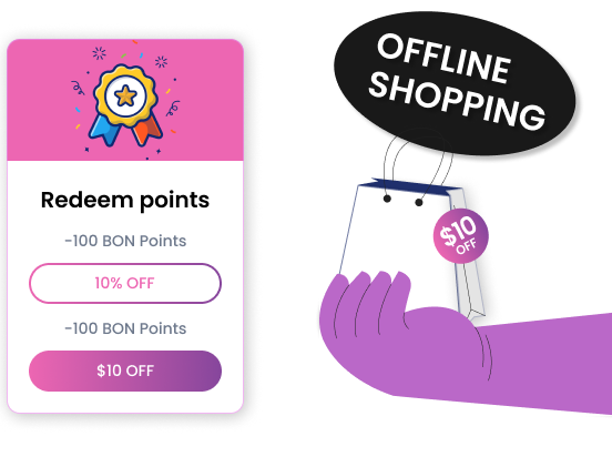 Bon Loyalty redeem & POS rewards