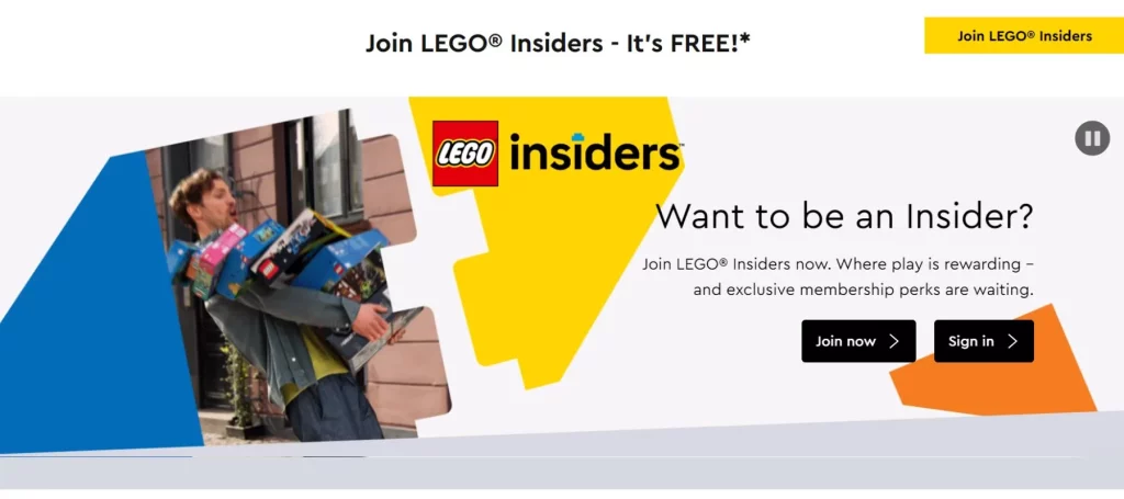 LEGO Insiders network