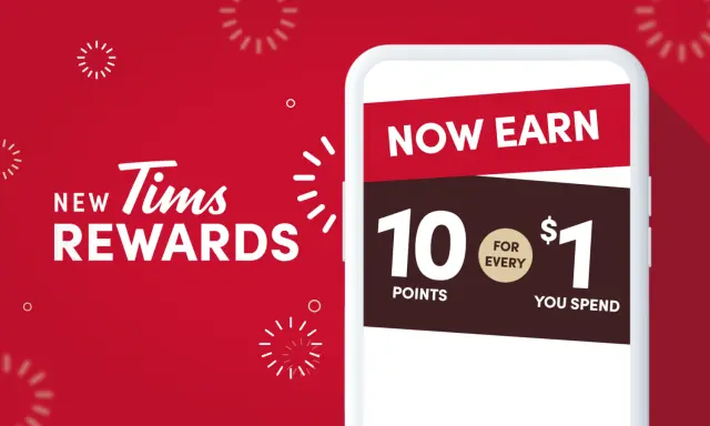 New Tim Hortons Rewards  earning rule