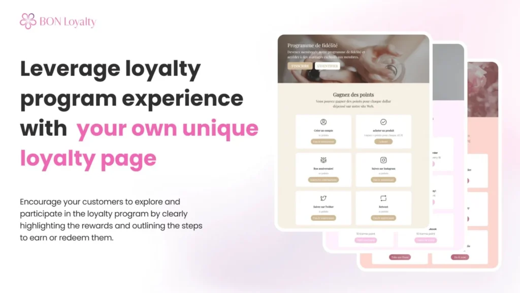 BON Loyalty app loyalty page feature