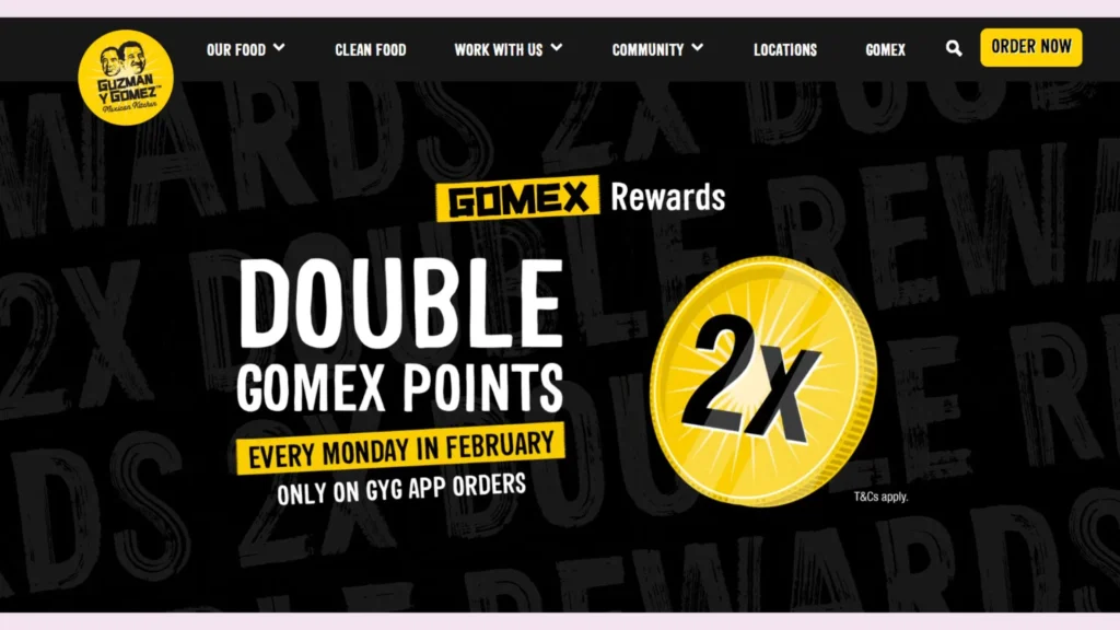 GOMEX Rewards’s limited-time promotions
