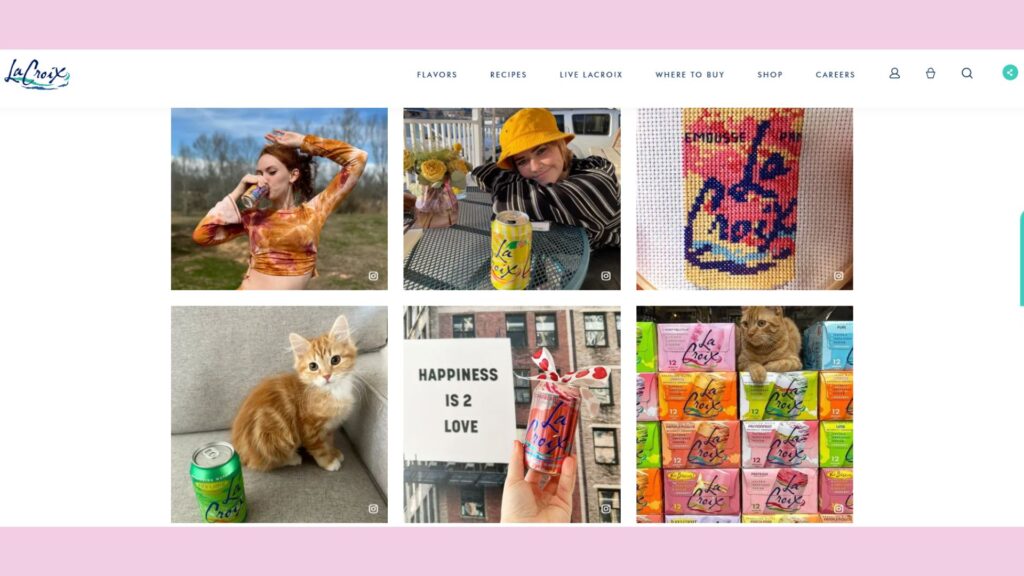 La Croix website "Live LaCroix"