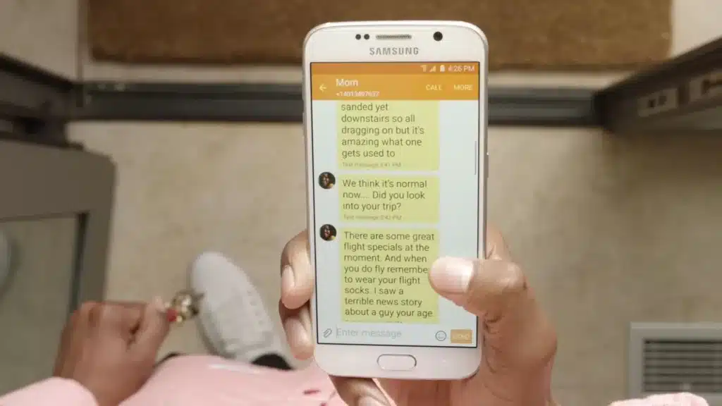 Samsung’s “Texts from Mom” campaign