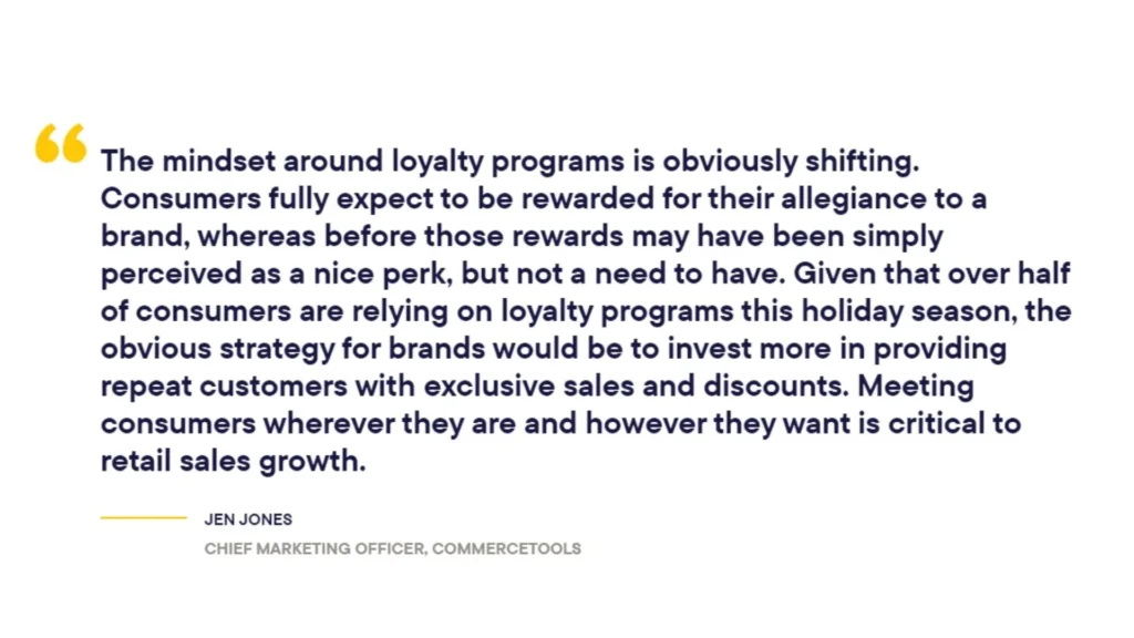 Commercetools CMO Jen Jones suggests selecting a loyalty program based on customer demands