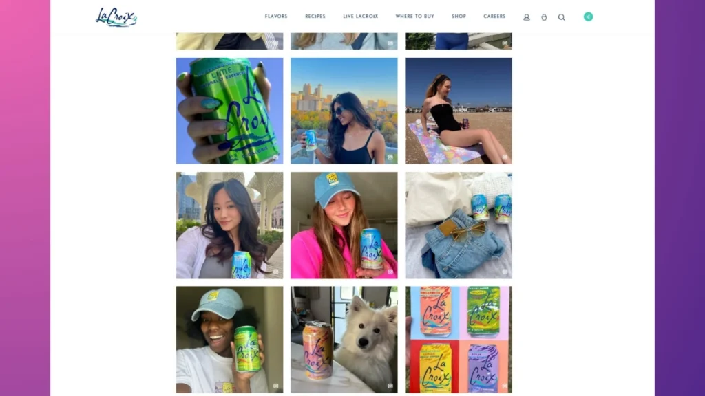 La Croix’s website.