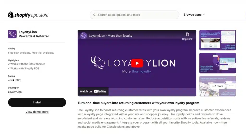 LoyaltyLion Rewards on Shopify App Store - Loyalty Program Software for Small Business