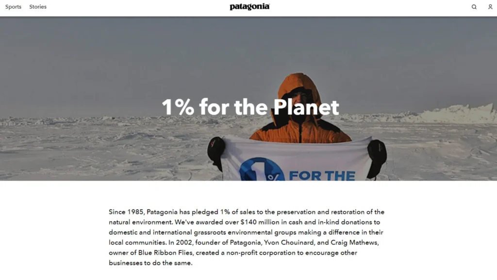 Patagonia’s blog