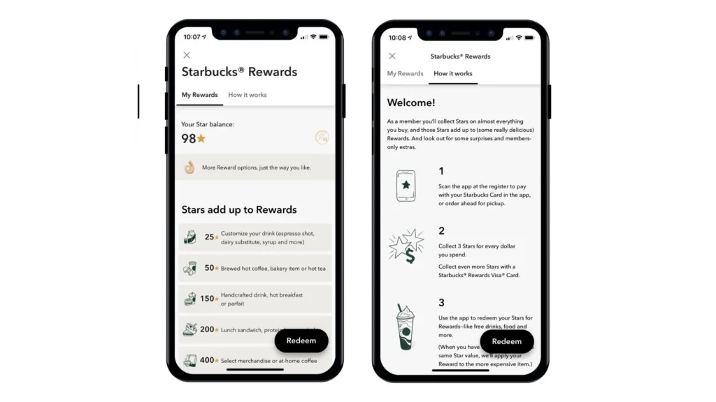 Starbucks Rewards program