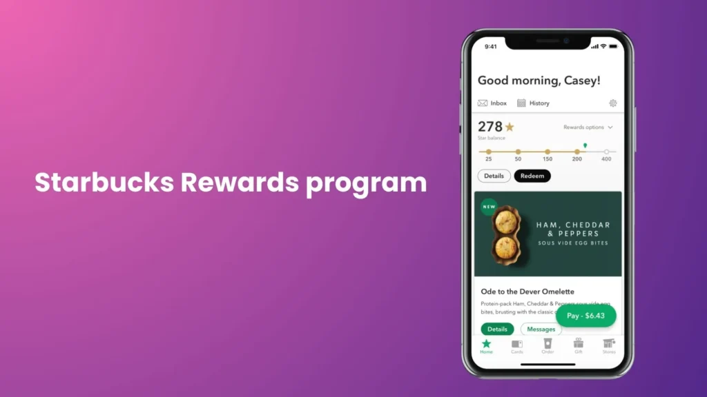 Starbucks Rewards program.