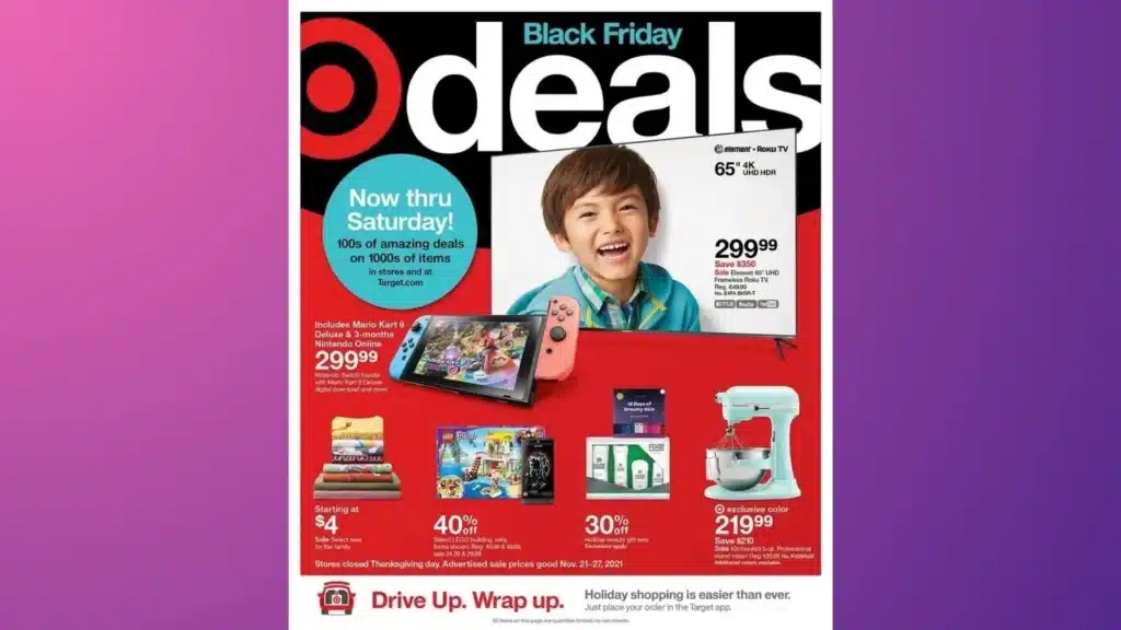 Target combines online and in-store shopping on Black Friday.