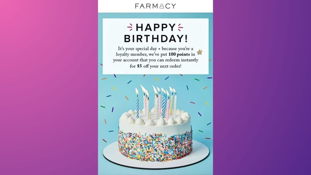 birthday email example