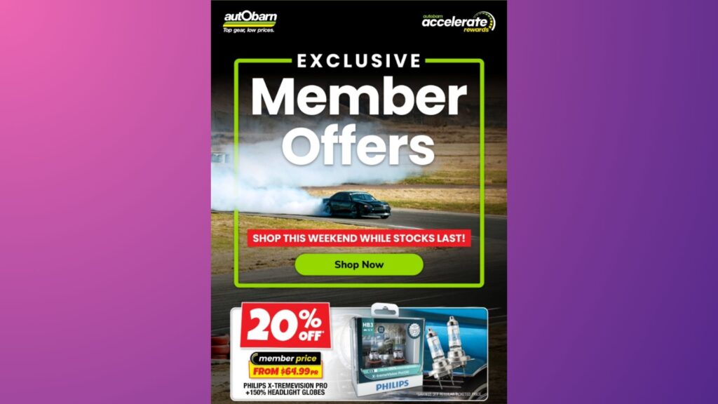 Exclusive member-only offers email