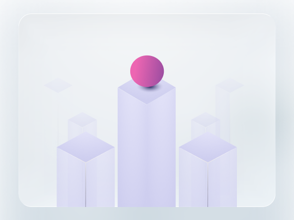 Abstract illustration representing BON Loyalty as a standout leader among Shopify loyalty and rewards solutions.